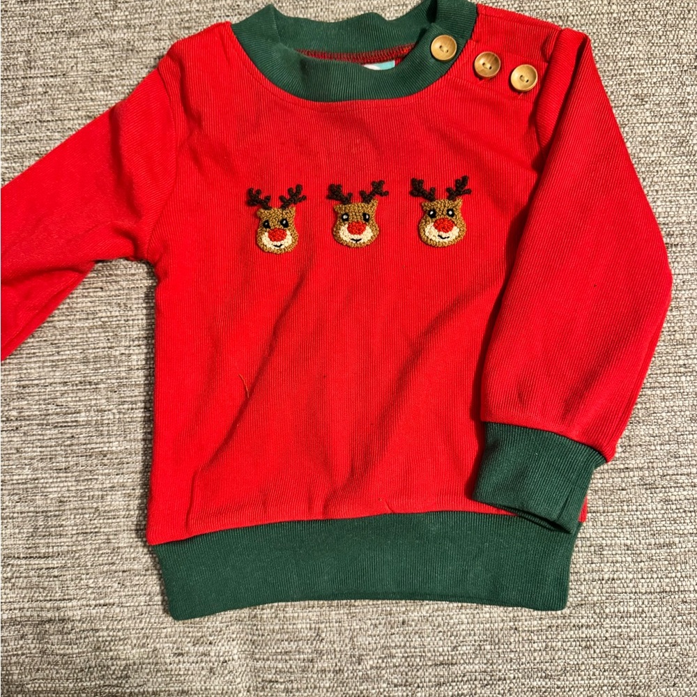 Frenchknot Reindeer Sweater